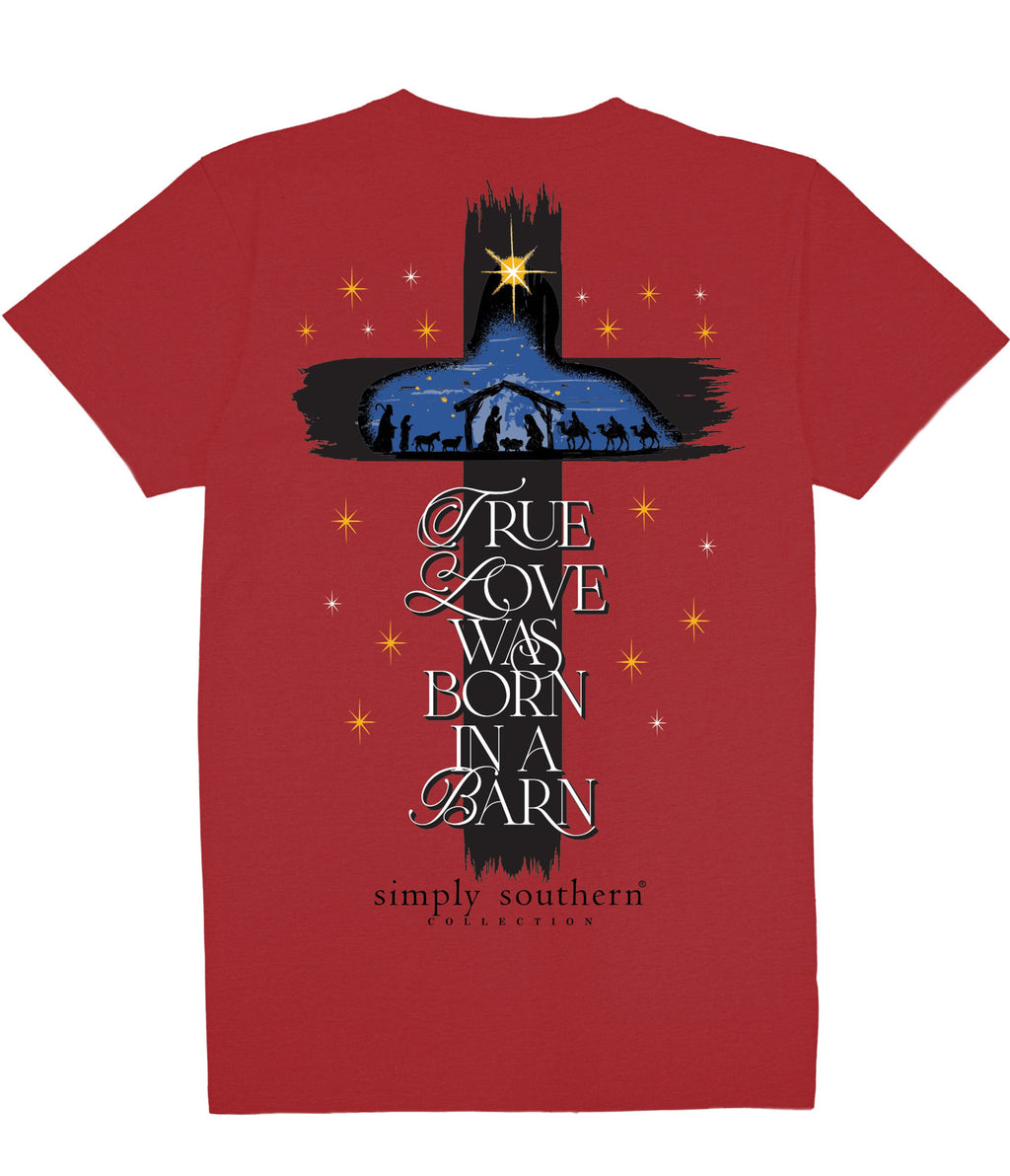 Simply Southern True Love Cross Holiday - Adult & Kids T-Shirts, Sweatshirts & Hoodies apparel design preview 2