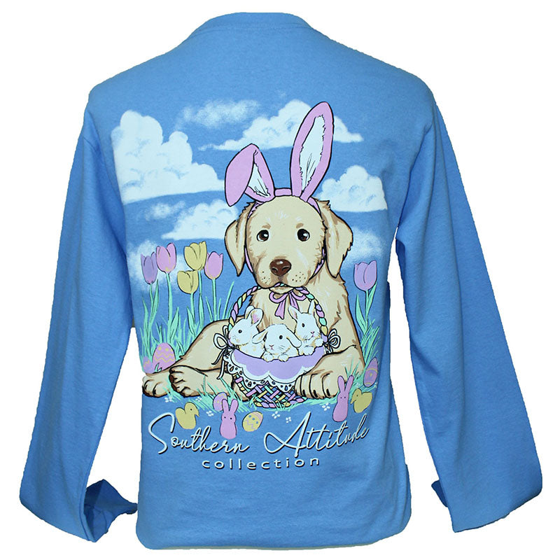 Southern Attitude Easter Basket Dog - Adult & Kids T-Shirts, Sweatshirts & Hoodies apparel design preview 1