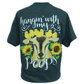 Southern Attitude Preppy Hangin With My Peeps Goat - Adult & Kids T-Shirts, Sweatshirts & Hoodies apparel design preview 1