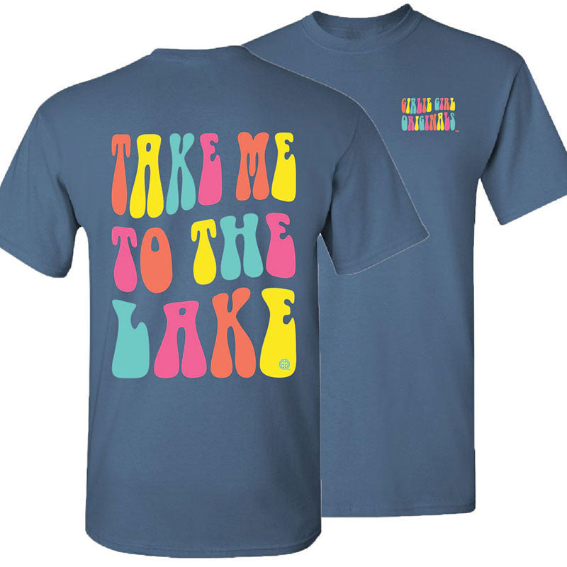 Girlie Girl Originals Take Me To The Lake - Adult & Kids T-Shirts, Sweatshirts & Hoodies apparel design preview 2