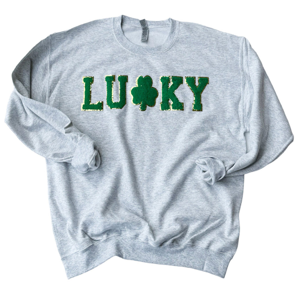 Girlie Girl Lucky Irish - Adult & Kids T-Shirts, Sweatshirts & Hoodies apparel design preview 2
