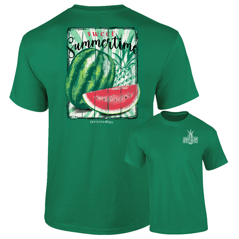 Southernology Watermelon Sweet Summertime Comfort - Adult & Kids T-Shirts, Sweatshirts & Hoodies apparel design preview 1