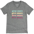 Cherished Girl Grace Truth Pray More Christian V-Neck - Adult & Kids T-Shirts, Sweatshirts & Hoodies apparel design preview 1