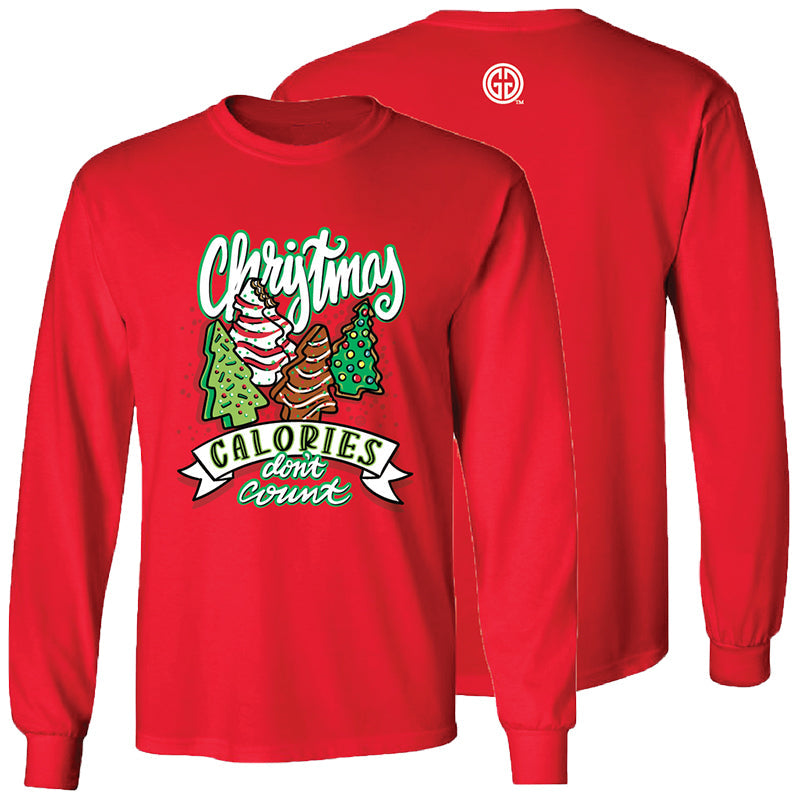 Girlie Girl Originals Christmas Calories - Adult & Kids T-Shirts, Sweatshirts & Hoodies apparel design preview 1