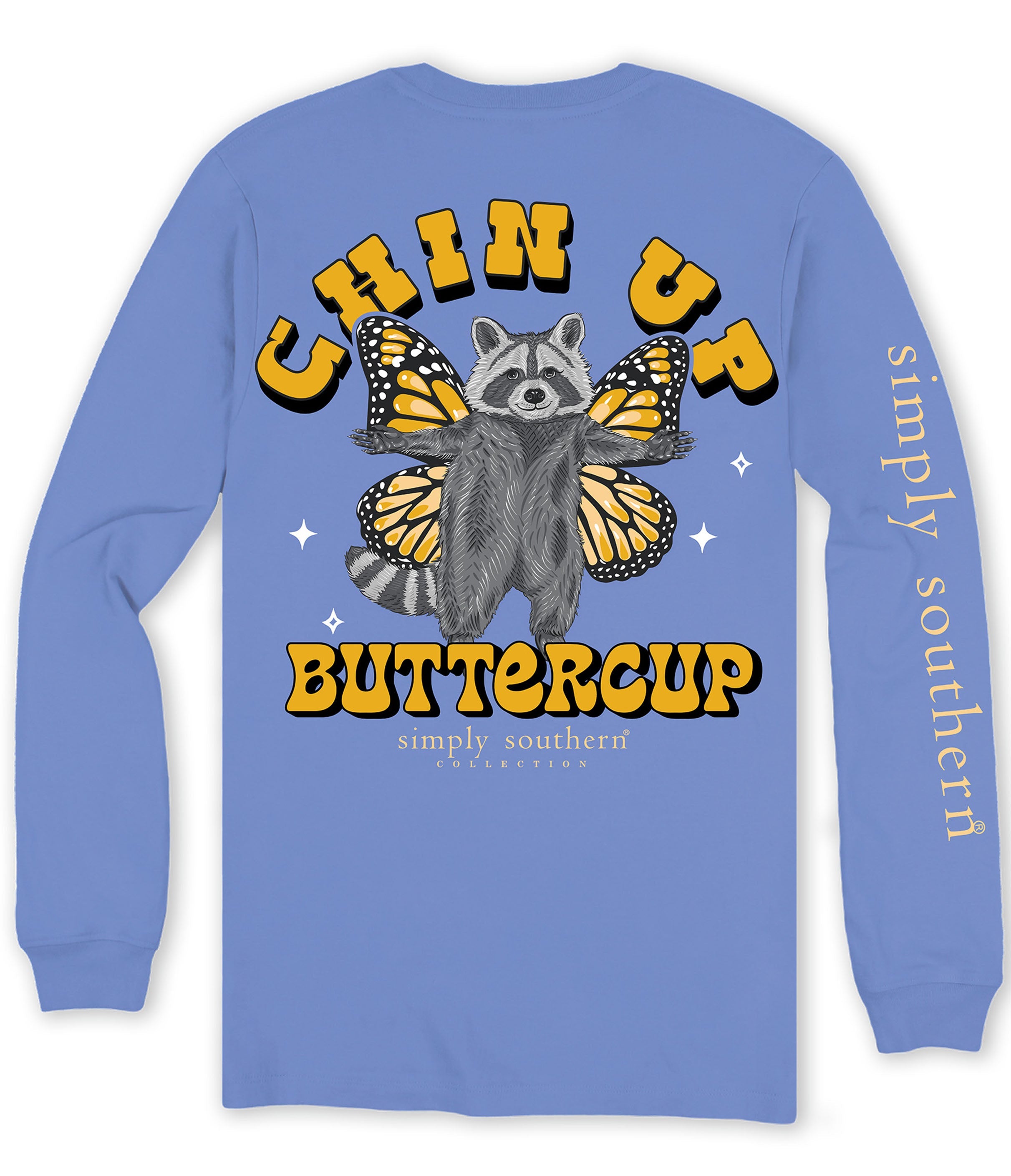 Simply Southern Chin Up Buttercup - Adult & Kids T-Shirts, Sweatshirts & Hoodies apparel design preview 1