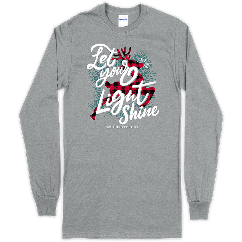 SALE Southern Couture Let Your Light Shine Holiday - Adult & Kids T-Shirts, Sweatshirts & Hoodies apparel design preview 1