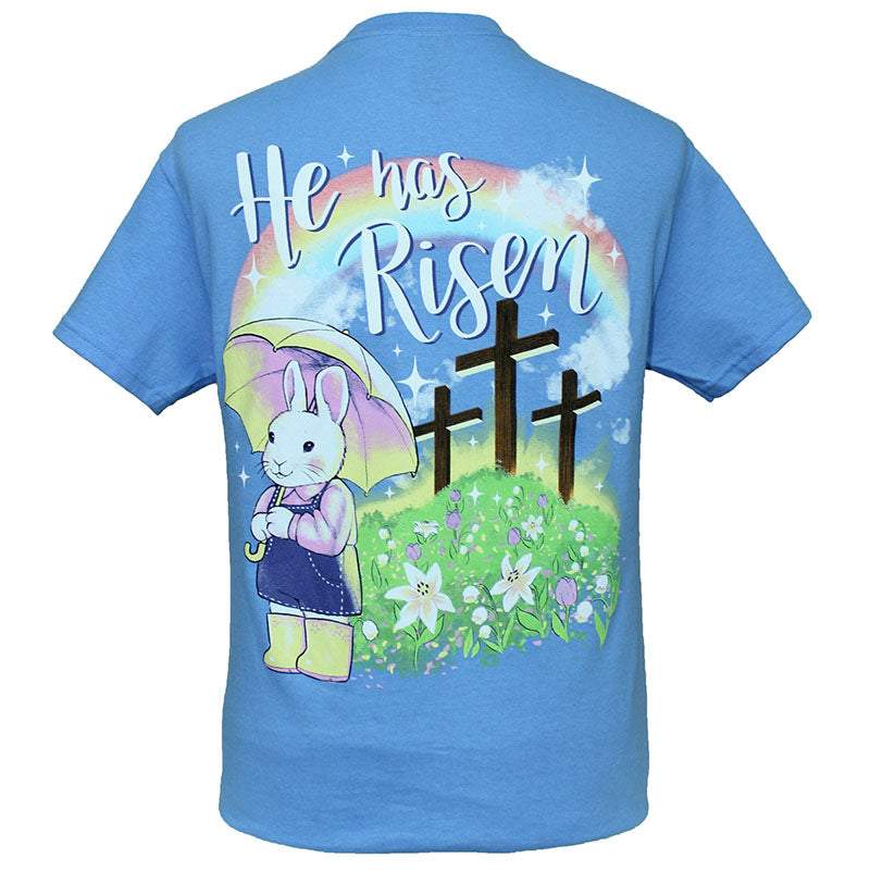 Southern Attitude Easter He Has Risen Bunny - Adult & Kids T-Shirts, Sweatshirts & Hoodies apparel design preview 2