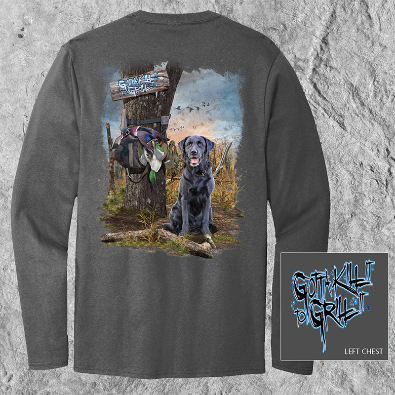 SALE Gotta Kill It To Grill Ducks Lab - Adult & Kids T-Shirts, Sweatshirts & Hoodies apparel design preview 2