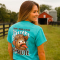 Girlie Girl Originals Push Buttons Cow - Adult & Kids T-Shirts, Sweatshirts & Hoodies apparel design preview 1