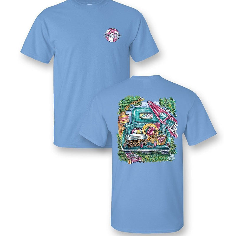 Sassy Frass Preppy Lake Truck - Adult & Kids T-Shirts, Sweatshirts & Hoodies apparel design preview 1
