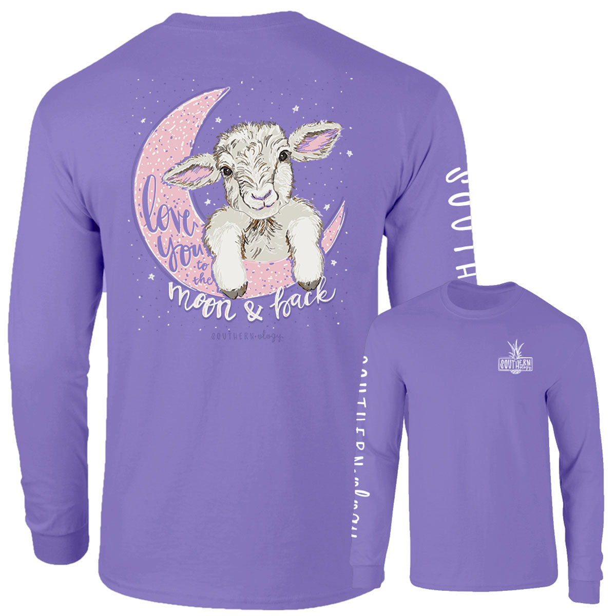 Southernology Love Ewe Sheep Comfort Colors - Adult & Kids T-Shirts, Sweatshirts & Hoodies apparel design preview 1