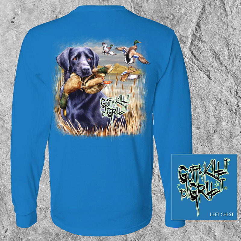 SALE Gotta Kill It To Grill Lab Duck - Adult & Kids T-Shirts, Sweatshirts & Hoodies apparel design preview 1