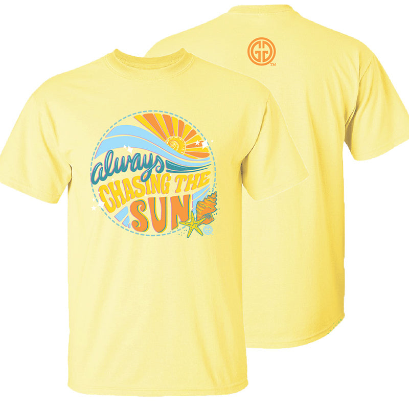 Girlie Girl Originals Chasin The Sun - Adult & Kids T-Shirts, Sweatshirts & Hoodies apparel design preview 2