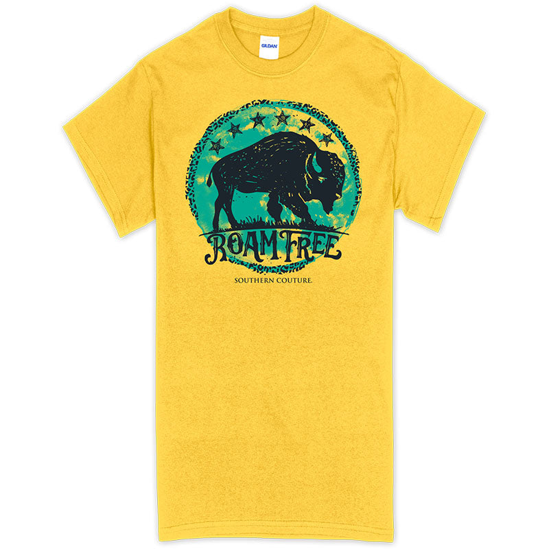Southern Couture Buffalo Roam Free Soft - Adult & Kids T-Shirts, Sweatshirts & Hoodies apparel design preview 1