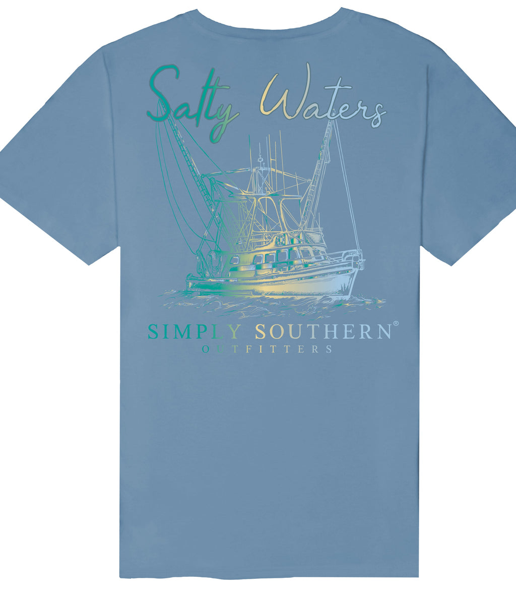 Simply Southern Boat Waters - Adult & Kids T-Shirts, Sweatshirts & Hoodies apparel design preview 1