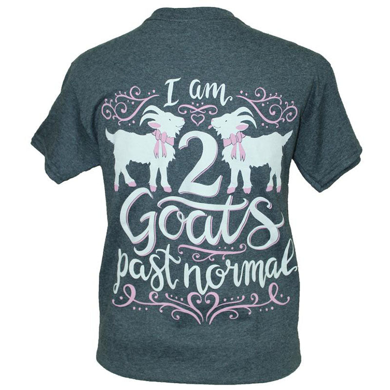 Southern Attitude Preppy 2 Goats Past Normal - Adult & Kids T-Shirts, Sweatshirts & Hoodies apparel design preview 1