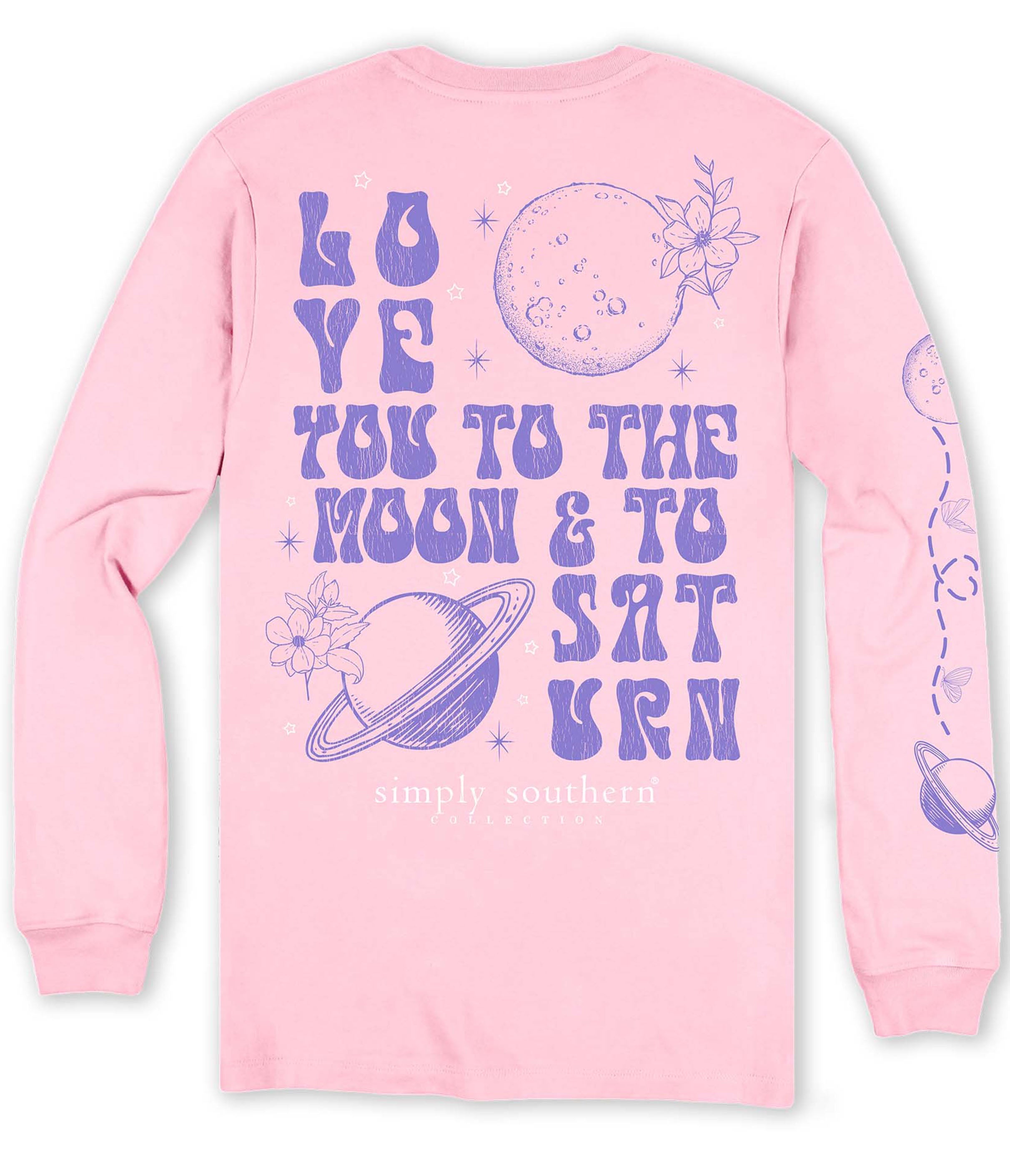 Simply Southern Love Saturn - Adult & Kids T-Shirts, Sweatshirts & Hoodies apparel design preview 2