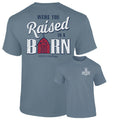 Southernology Raised in a Barn Words Comfort Colors - Adult & Kids T-Shirts, Sweatshirts & Hoodies apparel design preview 1