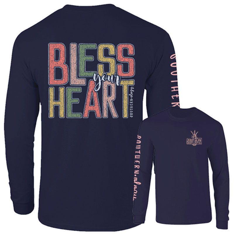 Southernology Bless Your Heart Comfort Colors - Adult & Kids T-Shirts, Sweatshirts & Hoodies apparel design preview 1