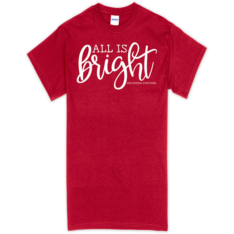 Southern Couture All Is Bright Holiday Soft - Adult & Kids T-Shirts, Sweatshirts & Hoodies apparel design preview 1
