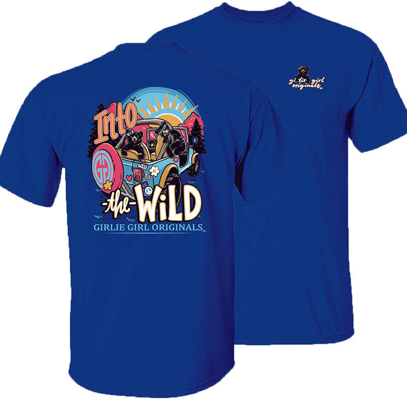 Girlie Girl Originals Into The Wild Bear - Adult & Kids T-Shirts, Sweatshirts & Hoodies apparel design preview 1