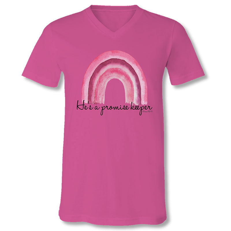 Sassy Frass Promise Keeper Faith V-Neck Canvas - Adult & Kids T-Shirts, Sweatshirts & Hoodies apparel design preview 1