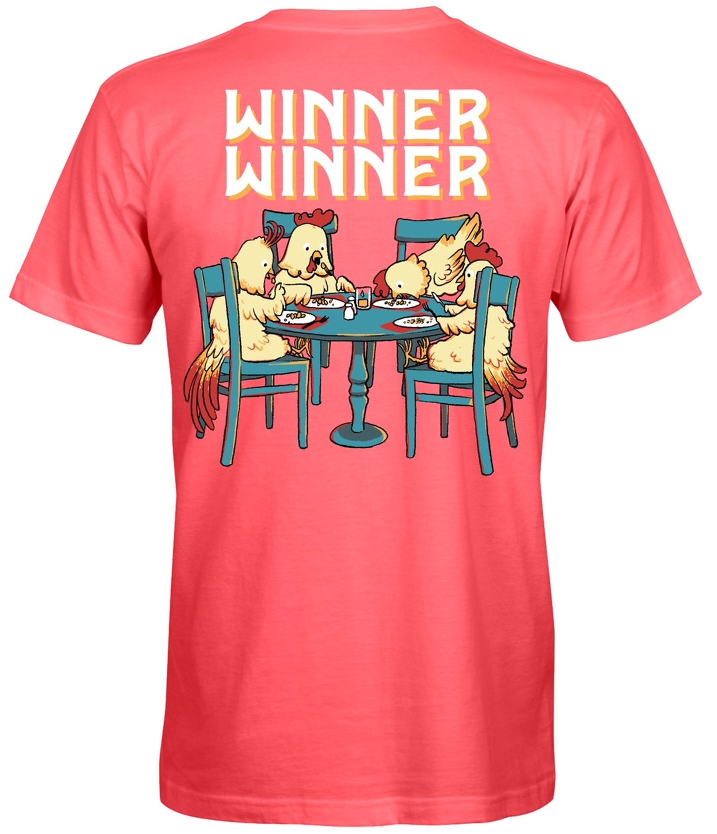 Southern Attitude Winner Chicken Dinner - Adult & Kids T-Shirts, Sweatshirts & Hoodies apparel design preview 2
