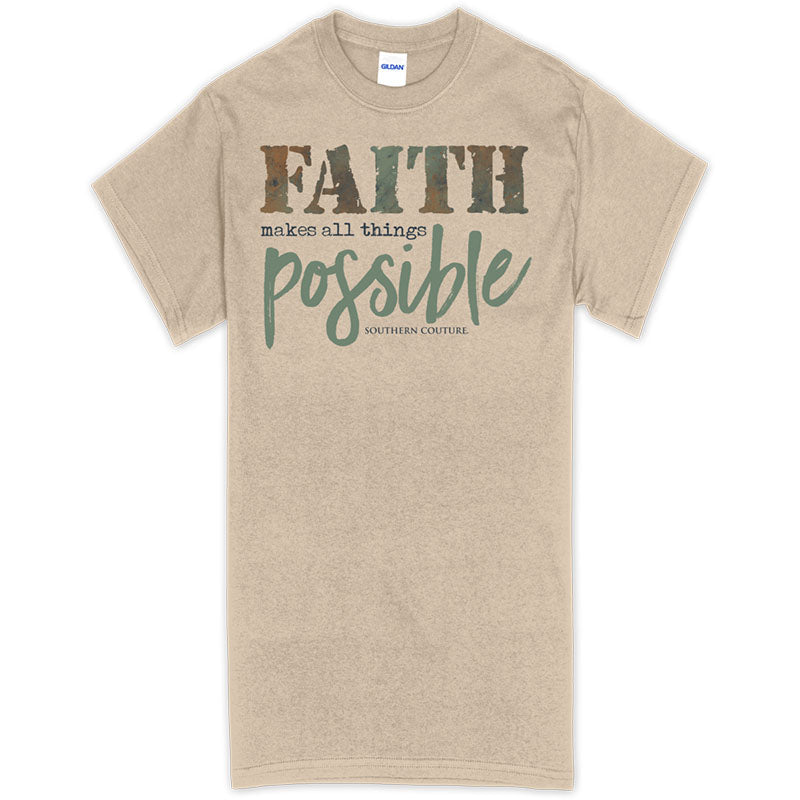Southern Couture Faith Makes All Things Soft - Adult & Kids T-Shirts, Sweatshirts & Hoodies apparel design preview 1