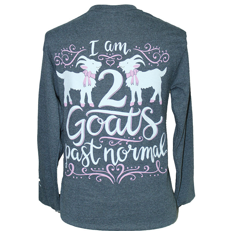Southern Attitude Preppy 2 Goats Past Normal - Adult & Kids T-Shirts, Sweatshirts & Hoodies apparel design preview 1