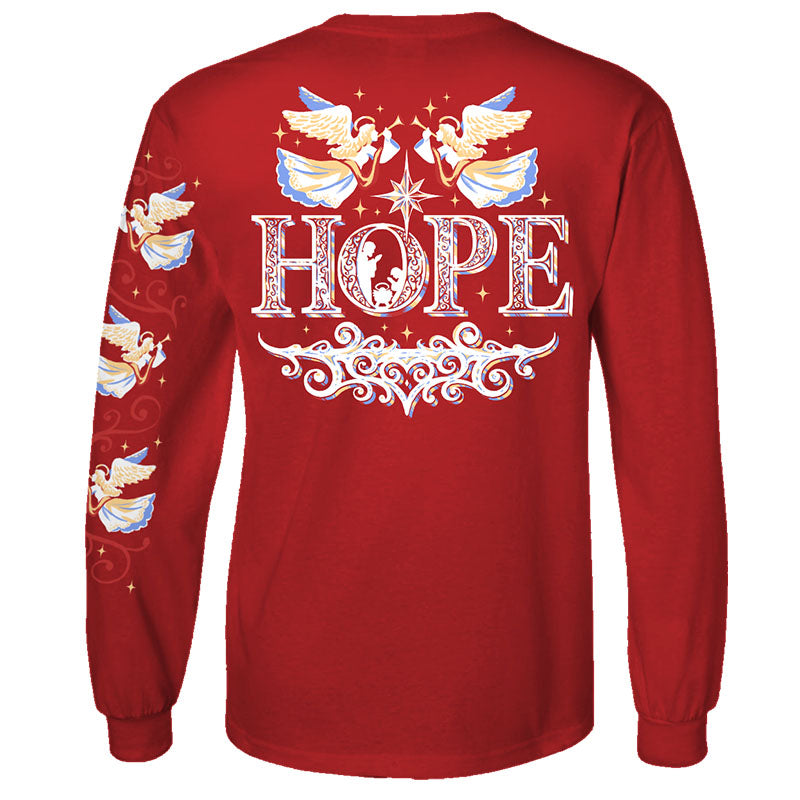 SALE Southern Attitude Preppy Hope Holiday Red - Adult & Kids T-Shirts, Sweatshirts & Hoodies apparel design preview 2