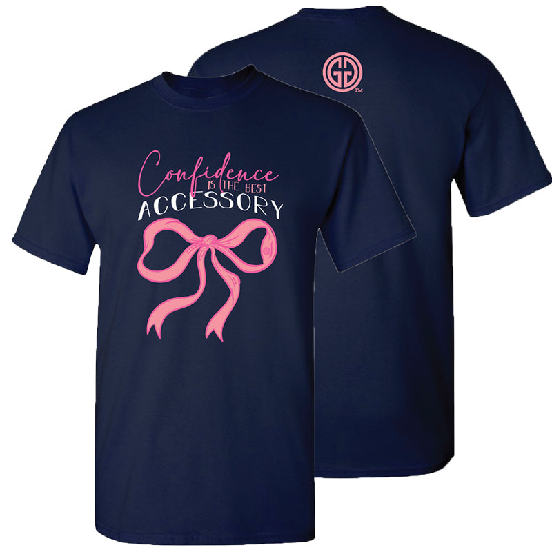 Girlie Girl Originals Confidence Bow - Adult & Kids T-Shirts, Sweatshirts & Hoodies apparel design preview 1