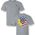 Sassy Frass God Bless America USA Sunflower - Adult & Kids T-Shirts, Sweatshirts & Hoodies apparel design preview 1