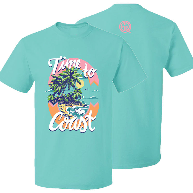 Girlie Girl Originals Time To Coast - Adult & Kids T-Shirts, Sweatshirts & Hoodies apparel design preview 2
