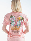 Simply Southern Sandals Beach Peach - Adult & Kids T-Shirts, Sweatshirts & Hoodies apparel design preview 1