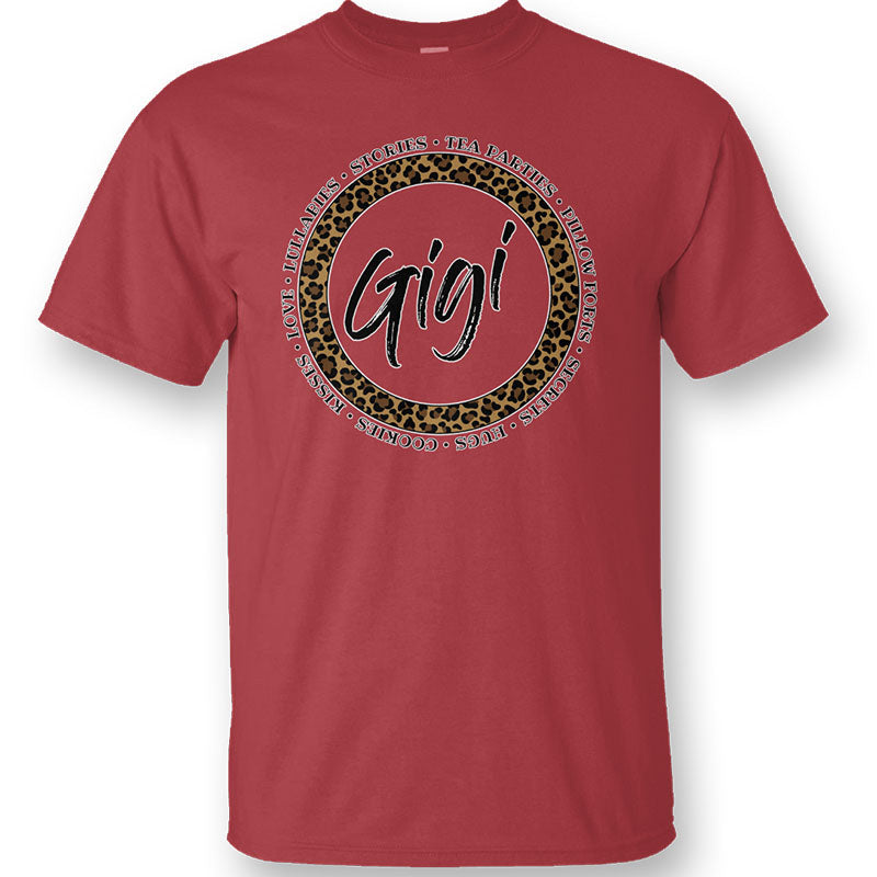 SALE Sassy Frass Gigi Words Leopard Bella Canvas - Adult & Kids T-Shirts, Sweatshirts & Hoodies apparel design preview 1