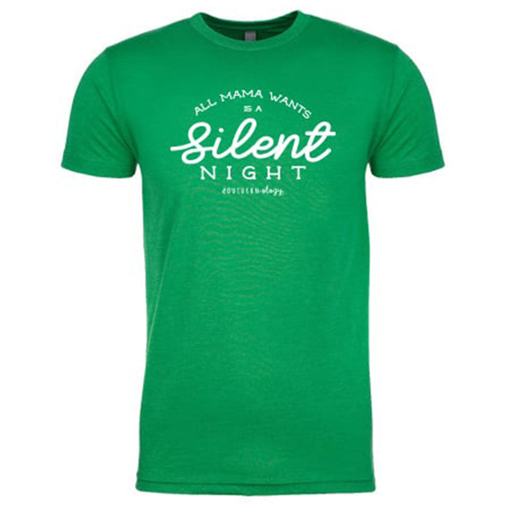 Southernology Mama Wants a Silent Night Holiday - Adult & Kids T-Shirts, Sweatshirts & Hoodies apparel design preview 2