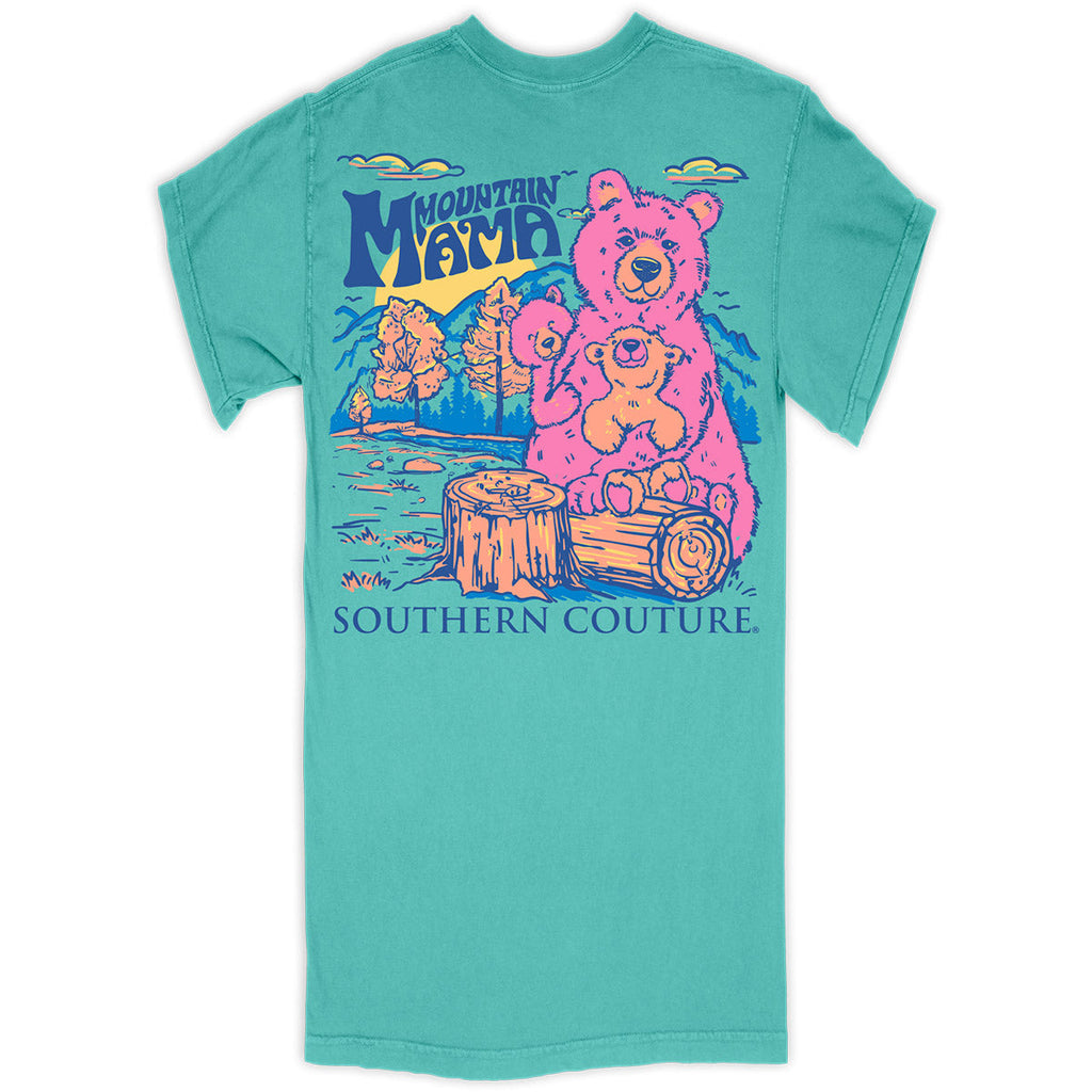 Southern Couture Mountain Mama Bear Comfort Colors - Adult & Kids T-Shirts, Sweatshirts & Hoodies apparel design preview 1