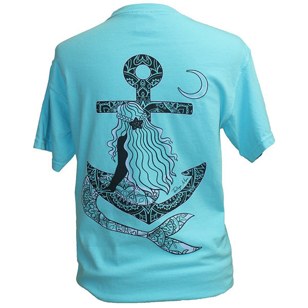 Southern Attitude Tortuga Moon Mermaid Anchor Comfort - Adult & Kids T-Shirts, Sweatshirts & Hoodies apparel design preview 1