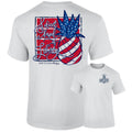 Southernology Liberty USA Pineapple Comfort Colors - Adult & Kids T-Shirts, Sweatshirts & Hoodies apparel design preview 1
