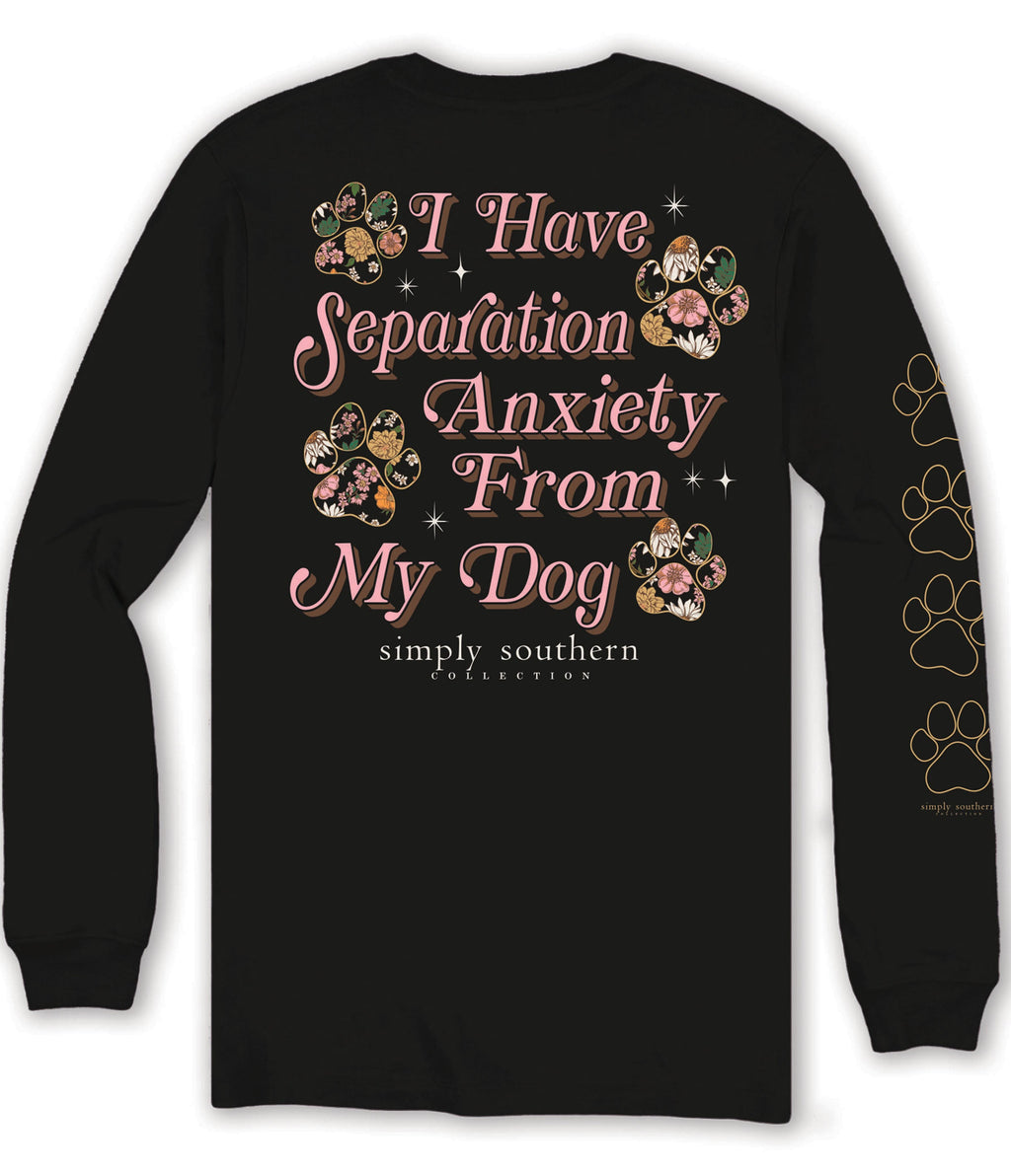 Simply Southern Anxiety From My Dog - Adult & Kids T-Shirts, Sweatshirts & Hoodies apparel design preview 1