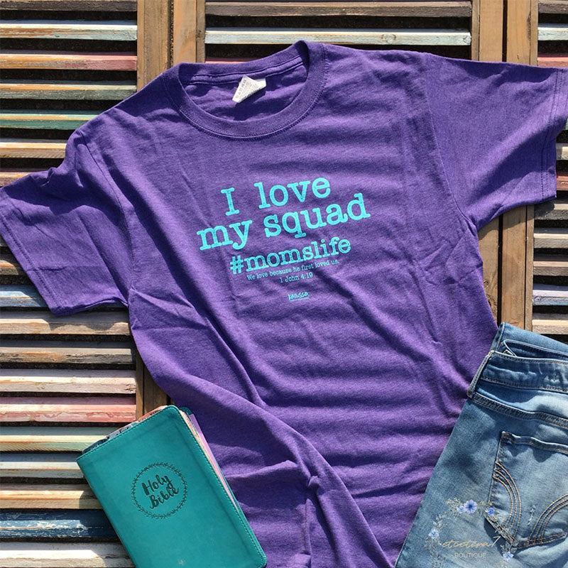 Cherished Girl Kerusso I Love My Squad #MOMSLIFE Mom - Adult & Kids T-Shirts, Sweatshirts & Hoodies apparel design preview 1