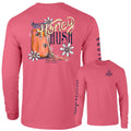 Southernology Floral Honey Hush Comfort Colors - Adult & Kids T-Shirts, Sweatshirts & Hoodies apparel design preview 1