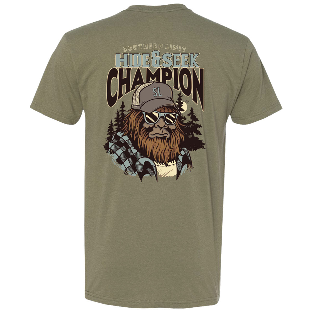 Southern Limit Sasquatch Champion - Adult & Kids T-Shirts, Sweatshirts & Hoodies apparel design preview 2