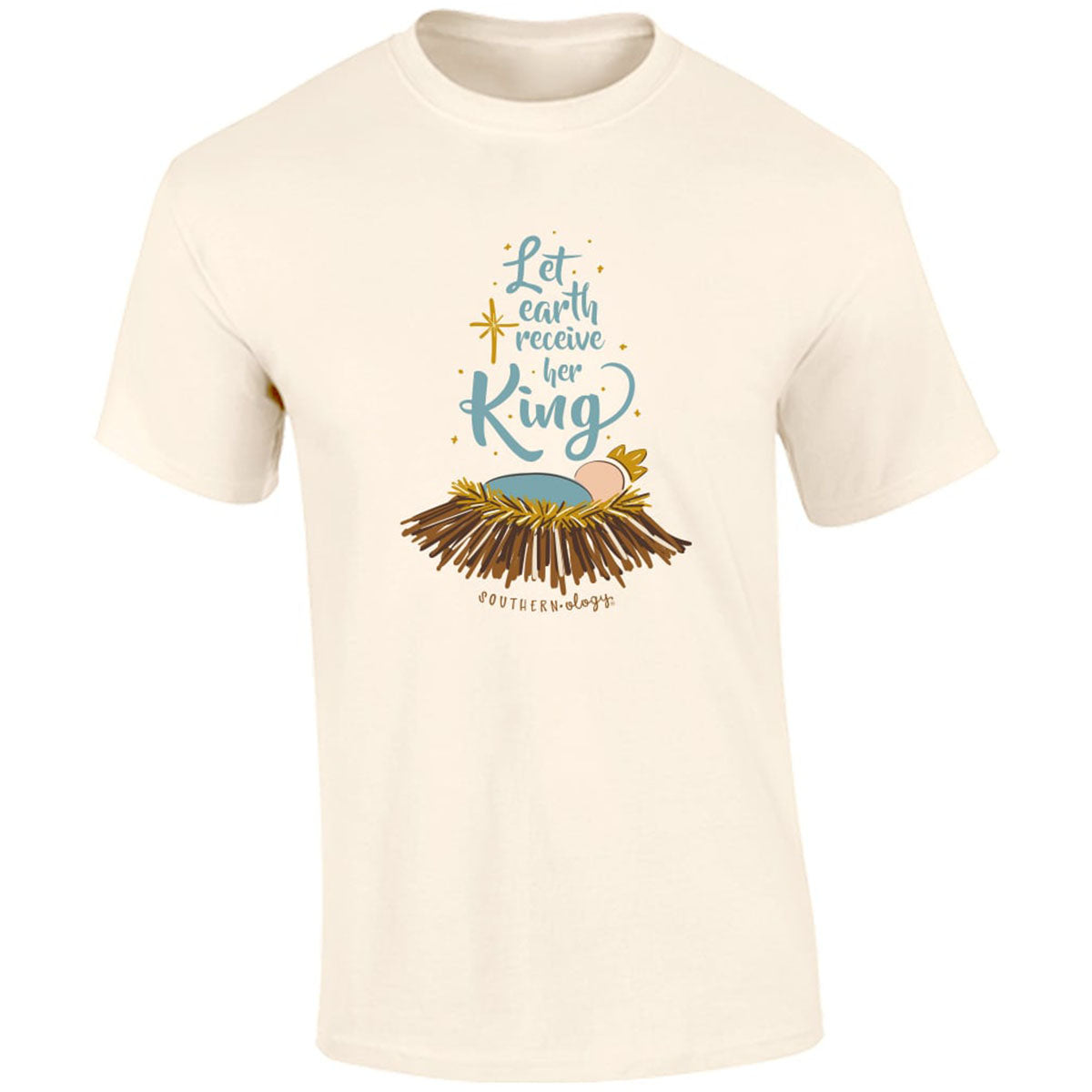 Southernology Let Earth Receive Her King Holiday - Adult & Kids T-Shirts, Sweatshirts & Hoodies apparel design preview 2