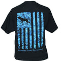Country Life Outfitters USA Blue Camo Flag Dog - Adult & Kids T-Shirts, Sweatshirts & Hoodies apparel design preview 1