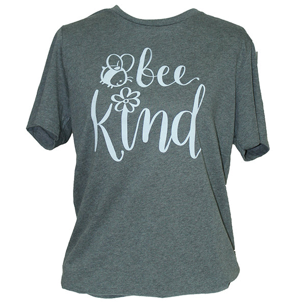Southern Attitude Bee Kind Soft Canvas Grey - Adult & Kids T-Shirts, Sweatshirts & Hoodies apparel design preview 1