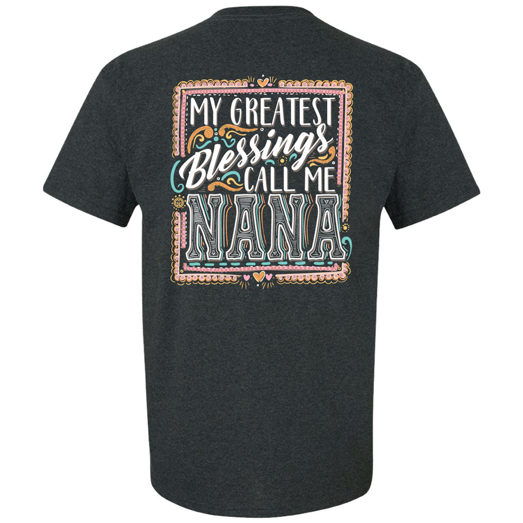 Girlie Girl Originals Greatest Blessings Nana - Adult & Kids T-Shirts, Sweatshirts & Hoodies apparel design preview 1