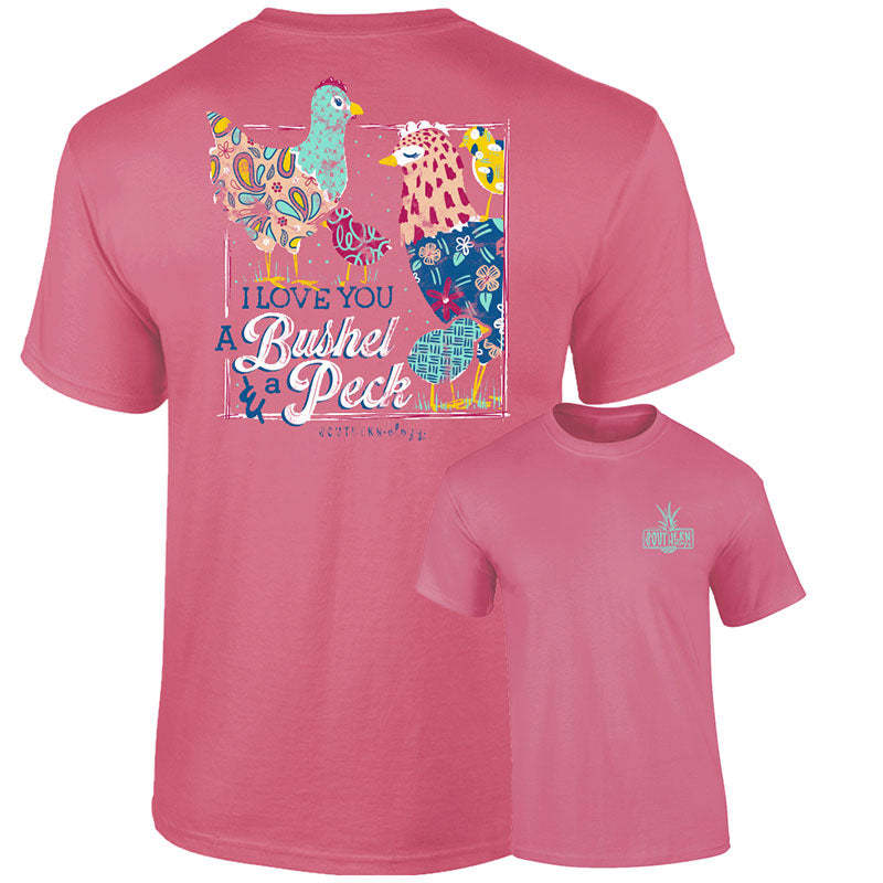 Southernology Chicken Bushel and a Peck Comfort - Adult & Kids T-Shirts, Sweatshirts & Hoodies apparel design preview 2