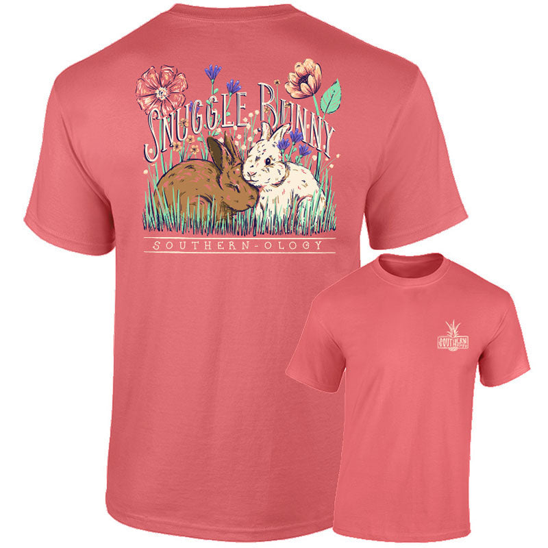 Southernology Snuggle Bunny Easter Comfort Colors - Adult & Kids T-Shirts, Sweatshirts & Hoodies apparel design preview 1