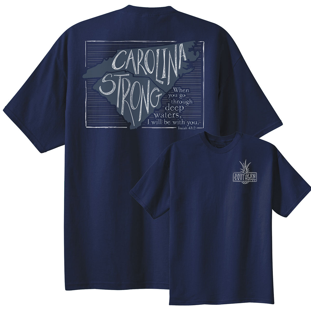 Southernology Carolina Strong Hurricane Relief - Adult & Kids T-Shirts, Sweatshirts & Hoodies apparel design preview 1